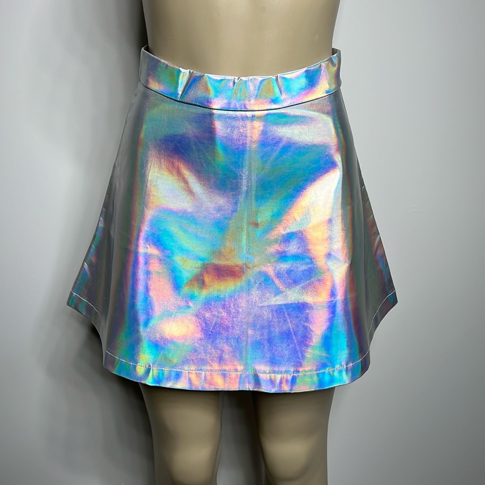 Current Mood small iridescent skater skirt NWOT